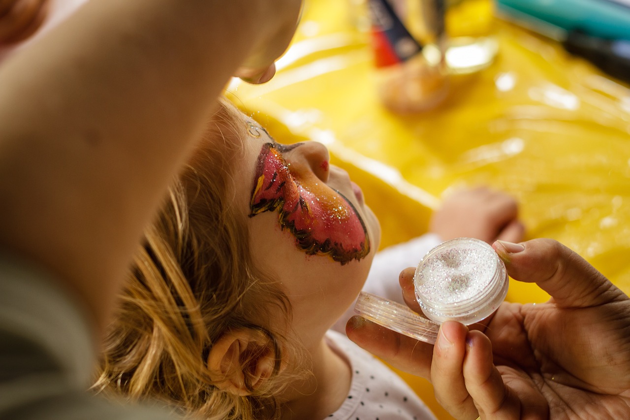 face painting kid